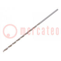 Drill bit; for metal; Ø: 1.5mm; L: 70mm; Working part len: 45mm