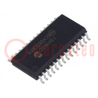 IC: microcontroller AVR; SO28; 1,8÷5,5VDC; Cmp: 3; AVR128; AVR-DA