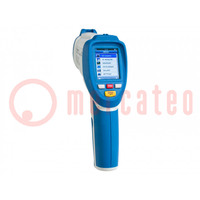 Infrared thermometer; LCD TFT 2,2"; 640x480; -50÷2200°C; ε: 0,1÷1