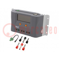 Charging regulator; 10A; -20÷55°C; Features: digital display; 12V