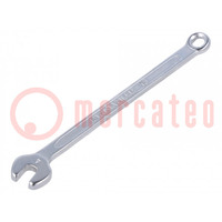 Wrench; combination spanner; 4mm; chromium plated steel; L: 85mm