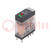 Relay: electromagnetic; DPDT; Ucoil: 230VAC; 5A; 5A/250VAC; socket
