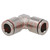 Push-in fitting; angled 90°; -0.95÷20bar; nickel plated brass
