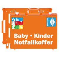 Notfallkoffer BABY-KINDER MT-CD orange