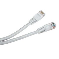 Przewód LAN UTP patchcord, Cat.5e, RJ45 M - RJ45 M, 0.25 m, nieekranowany, biały, economy, EOL