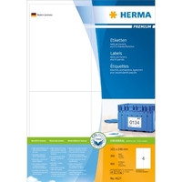 HERMA 4627 ÉTIQUETTES 105 X 148 PREMIUM A4 800 PIÈCES BLANC