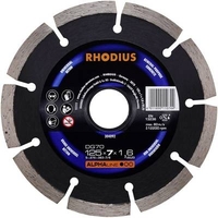 RHODIUS 304092 DIY, NEGRO Y PLATEADO, 125 MM X 10,0 MM X 1,6 MM X 22,23 MM