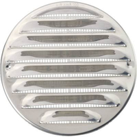 WALLAIR N31835 GRILLE DAÉRATION ACIER INOXYDABLE CONVIENT POUR Ø DE TUBE: 10 CM 560279