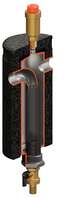 SEPARADOR DE BARRO DE AIRE 1" DN25 HASTA 37 KW, AISLAMIENTO TÉRMICO