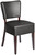Stuhl Prestige; 45x50x82 cm (BxTxH); Sitz schwarz, Gestell nussbaum; 2 Stk/Pck