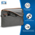 PEDEA Laptoptasche 15,6 Zoll (39,6cm) FASHION Notebook Umhängetasche mit Schultergurt, grau/orange