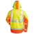 Warnjacke Jim, Softshell, Gr. S, gelb/orange