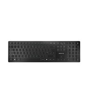 CHERRY KW 9100 SLIM teclado RF Wireless + Bluetooth QWERTY Inglés del Reino Unido Negro