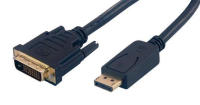 MCL MC393-3M DisplayPort DVI-D Noir