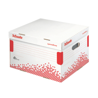 Esselte Speedbox Dateiablagebox Rot, Weiß