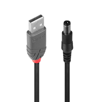 Lindy 70267 USB kábel 1,5 M USB 2.0 USB A DC Fekete