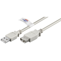 Goobay 69914 USB Kabel 1,8 m USB 2.0 USB A Grau