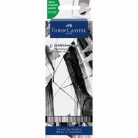 Faber-Castell Goldfaber Aqua Dual Fineliner Fein Beige, Schwarz, Grau, Hellgrau, Pastell
