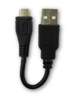 Qoltec 50520 USB-kabel 0,1 m USB 2.0 USB A Micro-USB B Zwart