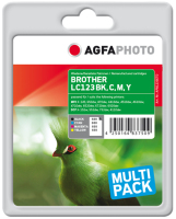 AgfaPhoto APB123SETD inktcartridge Zwart, Cyaan, Magenta, Geel