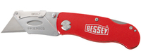 BESSEY DBKAH-EU nożyk Aluminium, Czerwony Odłamywane ostrze noża