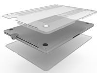 Compulocks MBPRTB15-SM laptoptas 38,1 cm (15") Hardshell-doos Doorschijnend