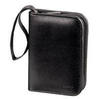 Hama 00095983 memory card case 18 cards Faux leather Black