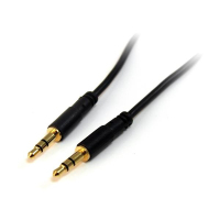StarTech.com 1,8 m schlankes 3,5mm Stereo Audio Kabel - M/M - 3,5 mm Audiokabel (Stecker auf Stecker) für Ihr Smartphone, Tablet oder Ihren MP3-Player