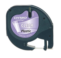 DYMO 12mm LetraTAG Plastic tape cinta para impresora de etiquetas