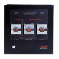 APC Maintenance Bypass Panel SBPSU10K20HC1M1-WP - 20 kVA, 3fase(400V) in & uit