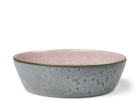 BITZ 821412 Speiseschüssel Suppenschüssel Rund Steingut Grau, Pink