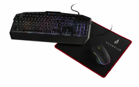 SureFire KINGPIN GAMING COMBO SET toetsenbord Inclusief muis RF Draadloos Engels Zwart