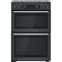 Hotpoint CD67G0C2CAUK cooker Freestanding cooker Gas Black A+