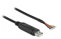 DeLOCK 90415 seriële kabel Zwart 0,5 m USB 2.0 RS-232