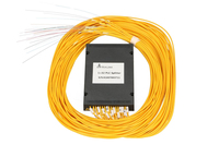 Extralink 1:32 PLC SPLITTER NO CONNECTORS 2.0 MM 1.5M ABS MODULE Rozdzielacz kabli Czarny
