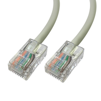 Videk Unbooted 24 AWG Cat5e UTP RJ45 Patch Cable Beige 8Mtr