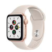 Apple Watch SE OLED 40 mm Cyfrowy 324 x 394 px Ekran dotykowy Złoto Wi-Fi GPS