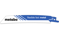 Metabo 626568000 Sägeblatt für Stichsägen, Laubsägen & elektrische Sägen Säbelsägeblatt Bimetallisch 5 Stück(e)