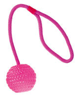 SwissPet Ball mit Wurfseil, pink