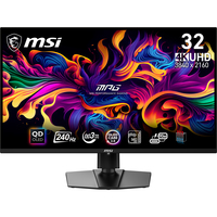 MSI MPG 321URX QD-OLED computer monitor 80 cm (31.5") 3840 x 2160 Pixels 4K Ultra HD QDOLED Zwart