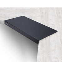StarTech.com Clamp-On Steel Desk Corner Sleeve for L-Shaped/Corner Desk, For 0.5-1.5in (12.7-38.1mm) Desks, Increase Space for Keyboard/Mouse, Desk Extender/Tray For Wooden/Stee...