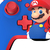 PDP Mario Dash Niebieski, Czerwony USB Gamepad + zestaw słuchawkowy Analogowa/Cyfrowa Nintendo Switch, Nintendo Switch OLED
