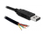 DeLOCK 83116 Serien-Kabel Schwarz 1,8 m USB Typ-A DB-9