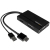 StarTech.com Travel A/V Adapter: 3-in-1 HDMI to DisplayPort, VGA or DVI - 1920 x 1200