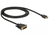 DeLOCK 85582 adaptador de cable de vídeo 1 m HDMI tipo A (Estándar) DVI-D Negro