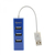 SBOX H-204BL hálózati csatlakozó USB 2.0 480 Mbit/s Kék
