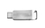 Intenso cMobile Line lecteur USB flash 128 Go USB Type-A / USB Type-C 3.2 Gen 1 (3.1 Gen 1) Argent