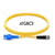ATGBICS SC-ST OS2, Fibre Optic Cable, Singlemode, Duplex, Yellow, 50m