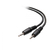 C2G 3,5 mm TRRS OMTP Headset-Kabel mit 4 Positionen, Stecker/Stecker, 0,9 m