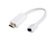 Microconnect HDMMDP cavo e adattatore video 0,1 m HDMI tipo A (Standard) Mini DisplayPort Bianco